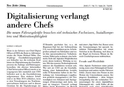 Digitalisierung verlangt andere Chefs