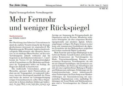 NZZ Gastkommentar Roman Huber