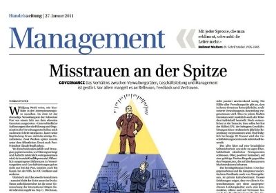 Management - Misstrauen an der Spitze